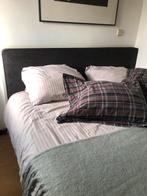 Tweepersoons bed 160 x 210 met twee schone Pullman-matrassen, Huis en Inrichting, Ophalen, 210 cm, Tweepersoons, Zo goed als nieuw