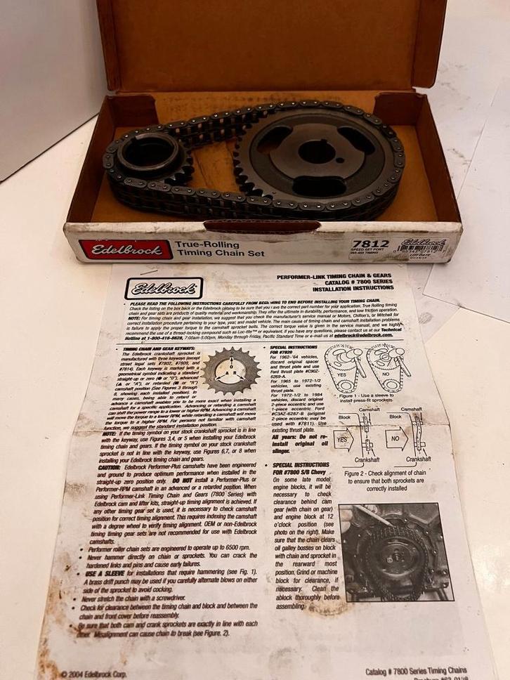 Edelbrock 7812 Distributieset Pontiac V8, Auto-onderdelen, Motor en Toebehoren, Amerikaanse onderdelen, Pontiac, Nieuw, Ophalen of Verzenden