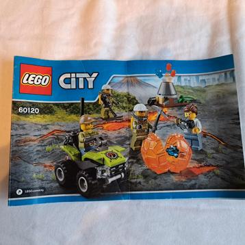 Lego 60120 Vulkaan starterset  beschikbaar voor biedingen
