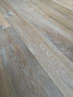 Eiken houten vloer grey wash 60 M2, 150 cm of meer, Parket, 10 tot 30 cm, Zo goed als nieuw
