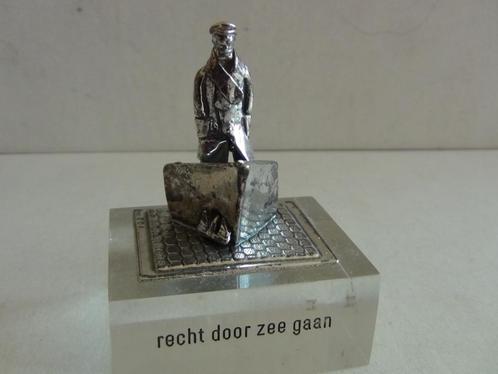 Miniatuur zilver S10d scheepsboeg zilveren miniaturen gezegd, Antiek en Kunst, Antiek | Goud en Zilver, Zilver, Verzenden