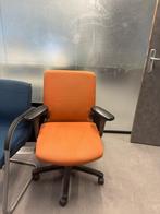 Oranje bureau stoel, eenvoudig voor op kantoor, Huis en Inrichting, Gebruikt, Twee, Overige kleuren, Ophalen of Verzenden