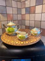 Vintage antiek Russische theepot,suikerpot en melkkan, Ophalen of Verzenden, Zo goed als nieuw, Overige stijlen, Overige typen