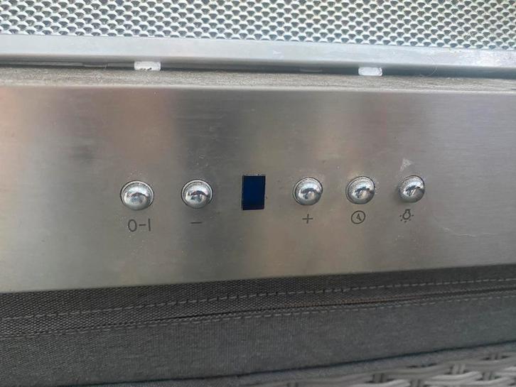 Eilandkap NOVY -110 cm- breed!!! RVS, Witgoed en Apparatuur, Afzuigkappen, Zo goed als nieuw, Wandschouwkap, 200 tot 400 m³ per uur