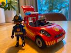 Playmobil brandweer auto, Ophalen of Verzenden, Zo goed als nieuw