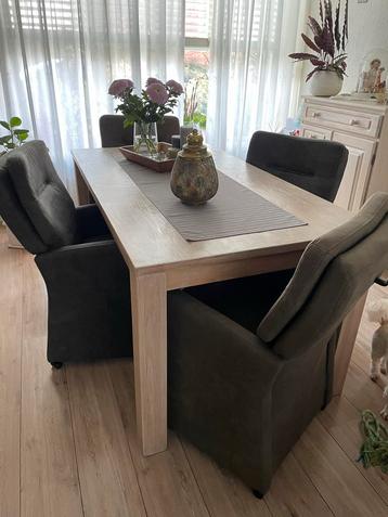 Zo goed als nieuwe eethoekstoelen - 4 stuks beschikbaar voor biedingen