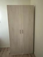 Kast met legplanken - Whitewash/Grenen deuren, Huis en Inrichting, Ophalen, Gebruikt, 50 tot 100 cm, 25 tot 50 cm