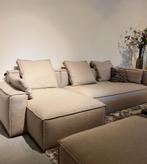 Bank Cliff met hocker Hofstede Raanhuis, Huis en Inrichting, Ophalen, Hoekbank, 75 tot 100 cm, Zo goed als nieuw