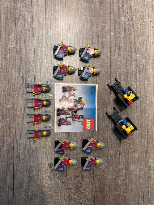 Lego castle 677/6077 - compleet + boekje (dubbele set), Kinderen en Baby's, Speelgoed | Duplo en Lego, Gebruikt, Ophalen of Verzenden
