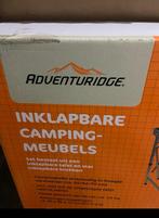 Inklapbare Camping Meubelset - Tafel & Krukken, Ophalen of Verzenden, Nieuw, Campingtafel