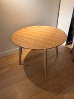 Scandinavische ronde tafel 110 cm diameter, Huis en Inrichting, Tafels | Bijzettafels, Ophalen, Rond, Zo goed als nieuw, 75 cm of meer
