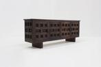 Vintage Spaans Brutalist sideboard dressoir, Huis en Inrichting, Ophalen, Vintage, design, Spaans, 150 tot 200 cm, 25 tot 50 cm