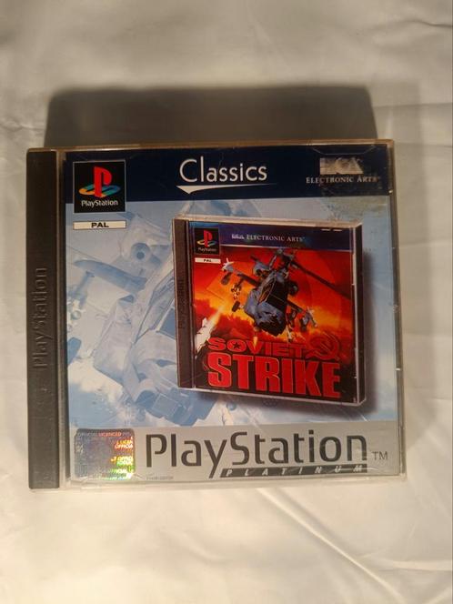 Soviet strike playstation 1 compleet, Spelcomputers en Games, Games | Sony PlayStation 1, Gebruikt, Avontuur en Actie, 1 speler