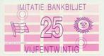 Nederland 25 Gulden imitatie schoolgeld, Postzegels en Munten, Bankbiljetten | Nederland, Los biljet, Ophalen of Verzenden, 25 gulden