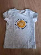 Grijs hello sun tshirt maat 56 h3, Kinderen en Baby's, Babykleding | Maat 56, Shirtje of Longsleeve, Ophalen of Verzenden, Jongetje of Meisje