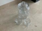 Beolnpot met 6 glazen, Antiek en Kunst, Ophalen of Verzenden