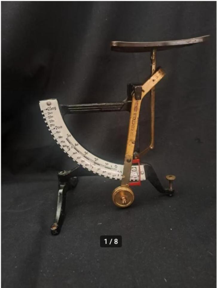 Vintage Letter / Postal Scales C. 1920s 0-250 Grams, Antiek en Kunst, Antiek | Gereedschap en Instrumenten, Ophalen of Verzenden