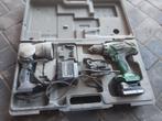 accu boormachine 2 st   Hitachi en Makita, Doe-het-zelf en Verbouw, Gereedschap | Boormachines, Ophalen of Verzenden, 600 watt of meer