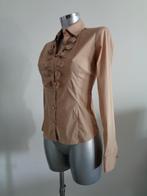 Cristina Effe Milano camel blouse maat 34-XS origineel, Overige kleuren, Cristina Effe, Ophalen of Verzenden, Zo goed als nieuw
