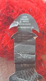 3 Bollen Lana Grossa Wol - Rood, Hobby en Vrije tijd, Ophalen of Verzenden, Gebruikt, Breien of Haken, Wol of Garen