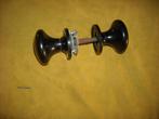 oude bakelieten draaiknop klink kruk greep jaren 50 bakeliet, Ophalen of Verzenden