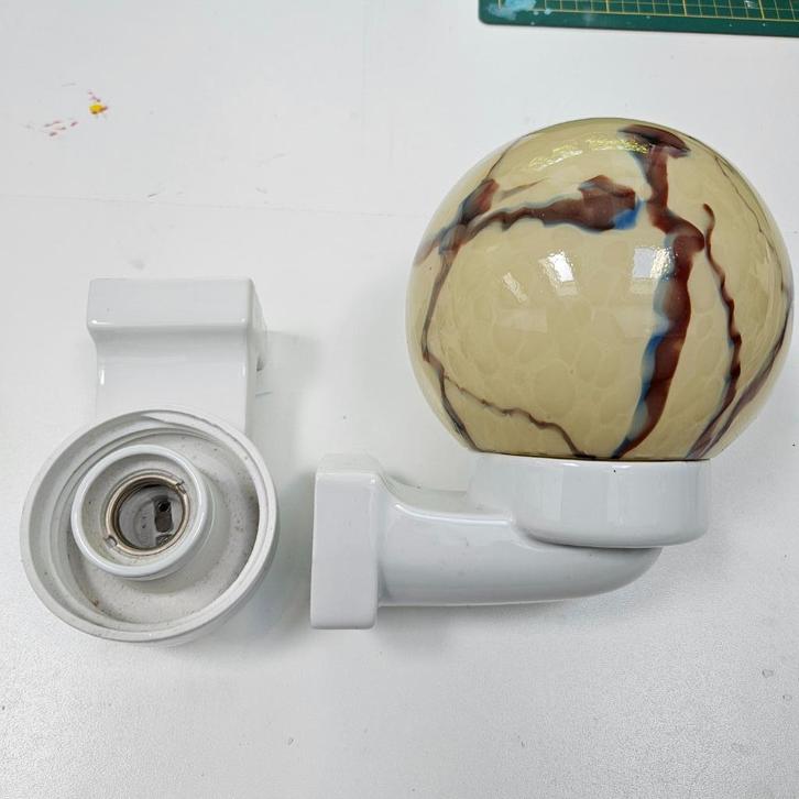 lampjes + oude  armaturen, Antiek en Kunst, Curiosa en Brocante, Ophalen of Verzenden