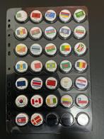 Valfrutta flags serie kroonkurken, Verzamelen, Ophalen of Verzenden, Gebruikt, Flesje(s), Overige merken