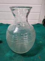 vaas geribbeld dik glas, Ophalen of Verzenden, 'T Olde Gre-j, Info@toldegrej.nl, Endepoelstraat 20f Didam