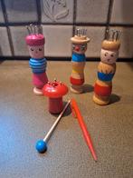 4 x punnik figuur poppetje met 2 naalden, Ophalen of Verzenden, Zo goed als nieuw, Wol of Garen