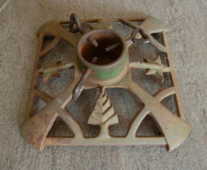 Gietijzeren kerstboom standaard, Diversen, Kerst, Gebruikt, Ophalen of Verzenden