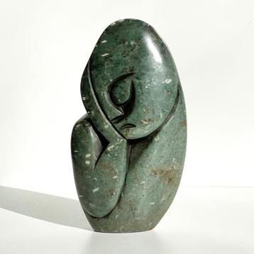 vintage Afrikaans BEELDJE steen handmade serpentine stone  beschikbaar voor biedingen
