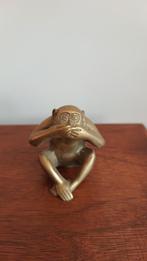 Grappig vintage messing aapje, Ophalen of Verzenden