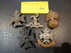 Ww2 engelse  cap badges ( bevrijding nederland), Verzamelen, Ophalen of Verzenden, Landmacht, Engeland, Embleem of Badge