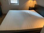 IKEA Malm 180x200 bed met nachtkastjes en lattenbodems, Huis en Inrichting, Slaapkamer | Bedden, Ophalen, Zwart, Tweepersoons