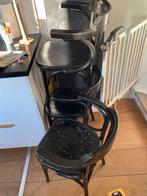 Gratis 6 stoelen, Huis en Inrichting, Stoelen, Ophalen, Gebruikt, Hout, Vijf, Zes of meer stoelen