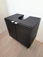 IKEA wastafelkast donkerbruin, Huis en Inrichting, Badkamer | Badkamermeubels, (Half)hoge kast, Gebruikt, Minder dan 100 cm, 25 tot 50 cm
