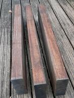 Zware hardhouten balken 3 stuks, Ophalen, Nieuw, Hardhout, Minder dan 180 cm