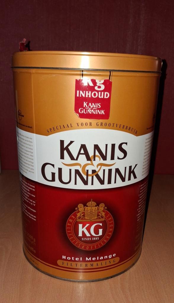 Kanis en Gunnink Koffie blik, Huis en Inrichting, Keuken | Keukenbenodigdheden, Gebruikt, Ophalen of Verzenden