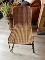 2 Rieten/Rotan eetkamerstoelen **NIEUW**, Nieuw, Twee, Bruin, Riet of Rotan