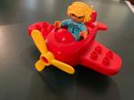 Lego duplo vliegtuigje rood met piloot set!, Kinderen en Baby's, Speelgoed | Duplo en Lego, Complete set, Duplo, Ophalen of Verzenden
