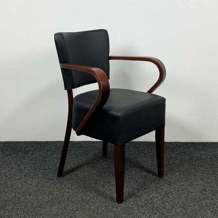 Vintage Horecastoel Stoel - Zwart 25048, Huis en Inrichting, Stoelen, Eén, Zwart, Ophalen
