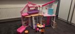 Barbie Malibu huis met toebehoren en barbie., Ophalen of Verzenden, Gebruikt, Poppenhuis