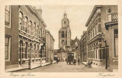(380-842-007) Bergen op Zoom Hoogstraat, Verzamelen, Ansichtkaarten | Nederland, Noord-Brabant, Verzenden
