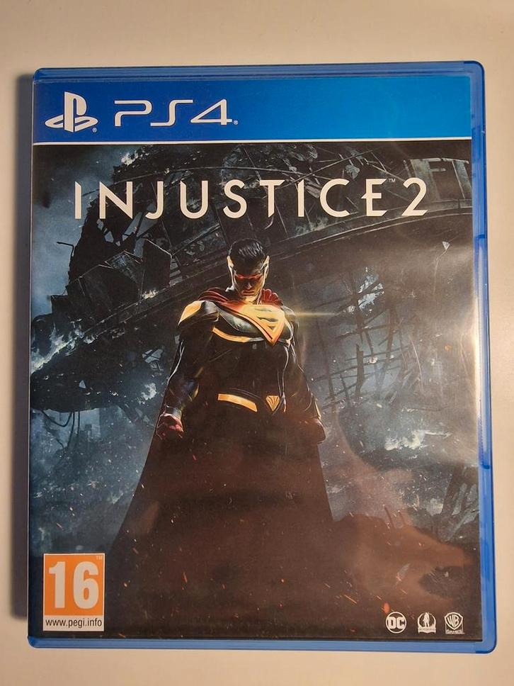 Injustice 2 - PlayStation 4, Spelcomputers en Games, Games | Sony PlayStation 4, Gebruikt, Vechten, 1 speler, Vanaf 16 jaar, Eén computer