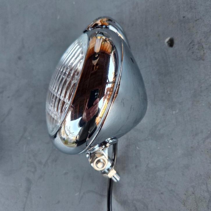 Koplamp / achterlicht voor Shopper- bobber - eigenbouw., Motoren, Onderdelen | Harley-Davidson, Ophalen of Verzenden
