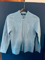 Gollehaug mooi lichtblauw dames vest met rits maat 40, Maat 38/40 (M), Gollehaug, Zo goed als nieuw, Verzenden