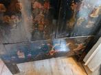 Antieke Chinese bruidskast met mooi beschilderde panelen, Antiek en Kunst, Ophalen of Verzenden