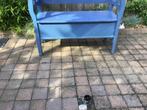Blauw klepbankje, Ophalen, Gebruikt, Hout