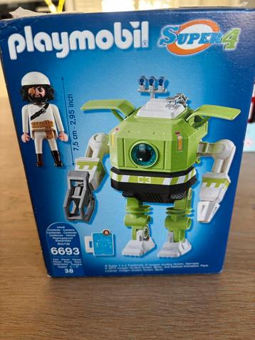 Nieuw 6693 Playmobil Super 4 - Robot beschikbaar voor biedingen