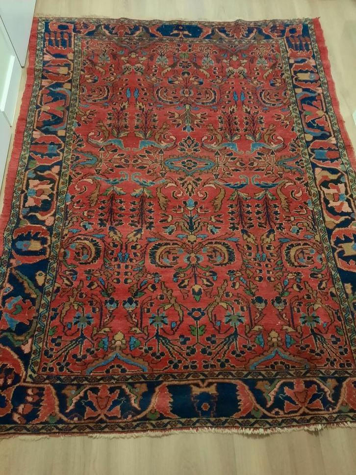 Perzisch tapijt, Huis en Inrichting, Stoffering | Tapijten en Kleden, Gebruikt, 150 tot 200 cm, 200 cm of meer, Rechthoekig, Bruin